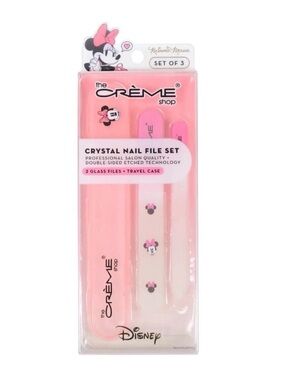 Disney Minnie Mouse Pink Crystal Nail File Set - 3 Pack